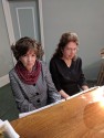 Mrs. Blossom and Charlene Reiser